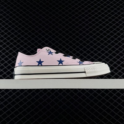ALLStarChuck70 pink star vintage low cut vulcanized canvas skate shoes unisex
