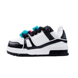 Louis Vuitton Cross-border Direct L Platform Boost Skate Shoes Casual V White