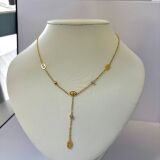 DIOR Gold European Style DIOR Necklace Fashion Cross-border Hot Seller
