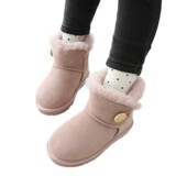 2026 new sheepskin wool one-piece snow boots women genuine leather fleece thickened short sleeve anti-slip northeastern snow cotton shoes UGG