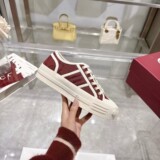 GUCCI Foreign Trade New Sport Canvas Shoes Platform Boost Skate Shoes Preppy g White
