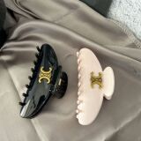 celine new large premium grasping clip triumphal door vintage hair grab the back of the head temperament plate hair ponytail shell clip women