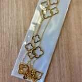 Stainless Steel Floral Necklace Floral Cross-border Best Seller Necklace