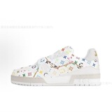 Foreign Trade LVtrainerLV Platform Floral Sneakers