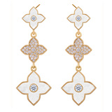 Earrings Zircon Floral Earrings Jewelry