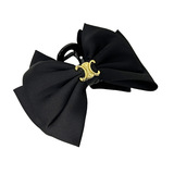 celine autumn and winter new bow clip triumphal door hair accessories princess elegant flower buds shark clip back head hair