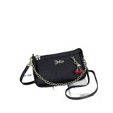 coach 2026 new old flower armpit bag european and american crossbody vintage print chain mahjong shoulder bag all match