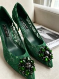 Direct Genuine Leather Dg High Heels Rhinestone Flats