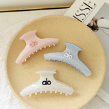 alo 2026 new dopamine color clip large PVC hanger colorful shark clip all-match premium hair clip