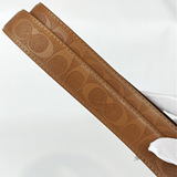 Coach vintage pin buckle toe leather belt versatile jeans men trendy belt waist wrap suit