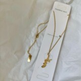 Stainless steel YSL new necklace Y family letter love pendant rhinestone new necklace women manufacturers wholesale