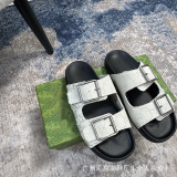 Gucci2026 Platform Slide Fashion Versatile Casual Height Boost Outdoor Slide Sandal