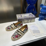 Dior 2025 Outdoor Linen Flat Mules