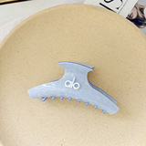 alo 2026 new dopamine color clip large PVC hanger colorful shark clip all-match premium hair clip
