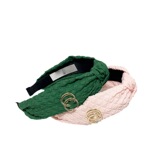 Gucci Korean style temperament net red wide hair band middle knot fabric art camellia headband go out all-match girl hair card hair accessories
