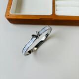 Titanium steel V-letter bracelet wholesale imitation shell design big brand letter foreign trade hot item simple personality niche