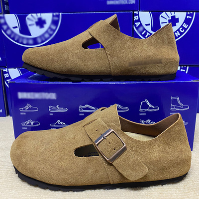 Birken Shoes All Inclusive Unisex Leather Cork Thick Sole Booster Shoes Casual Shoes