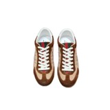 GUCCI European Style 25 New G Genuine Leather Casual Sneakers