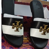 tb cross-border foreign trade 2025 new casual and comfortable metal buckle flat slippers home wear slippers africa europe and america