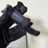 Loewe 2026 Denim Wide Edge Headband Hepburn Elegance Premium Headband Double Leather High Skull Top Hair Accessories Japanese & Korean Style