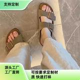 Birken Genuine Leather Flip Flops Fashion Casual Cork Thick Sole Unisex Sandals 2025 Outer Wear Beach Shoes