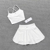 alo Running Golf Dress Set Spring Summer 26 Pleated Dress Set Two Piece Yoga Suit Dress Set Tennis Fitness