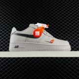 AIRFORCE1 ’07 Thick Sole Low Top Dark Grey Unisex Air Force One Low Top Casual Sneakers