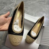 Chanel 2025 New Color Block Versatile Casual Versatile Flats