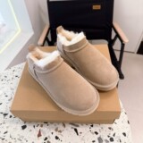 2026 winter slip on bag toe cotton shoes mule shoes classic mini fur snow boots cross-border foreign trade UGG