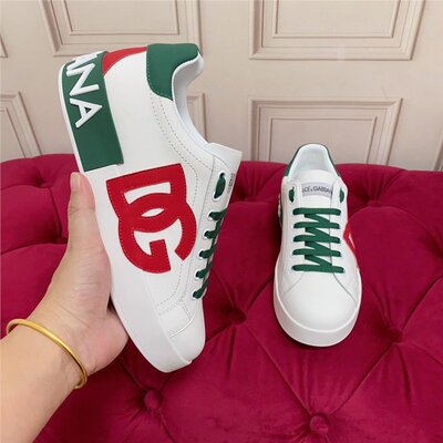 DG New Men's Shoes Sport Casual Shoes Fashion Skate Shoes Genuine Leather White