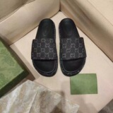 Cross-border foreign trade Gucci new net red sandal slipper embroidery slipper print increase thick sole casual word women cool slipper