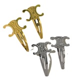 Celine vintage Arc de Triomphe simple elegant BB clip side word bangs clip back of the head side clip hair accessories women