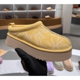 Henan Sangpo thick bottom Tazz ethnic style lazy one foot pedal fur integrated warm snow boots foreign trade hair UGG