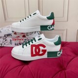 DG New Men's Shoes Sport Casual Shoes Fashion Skate Shoes Genuine Leather White