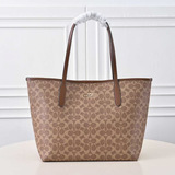 Ole Coach new cherry city tote bag handbag shoulder classic old flower shopping bag large capacity mommy bag