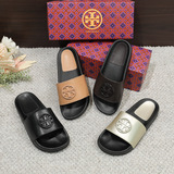 tb summer new flip flops unisex soft sole simple outdoor casual anti-skid beach slippers outer wear