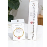 Tiffany Titanium Steel 18K Gold Blue Pink Resin Printed Love Handmade Chain Bracelet Women's Niche Premium Korean Style Hand Ornament