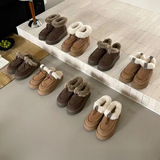 Cross-border foreign trade winter new thick bottom Alpine series women's surface leather lined wool snow boots thick UGG