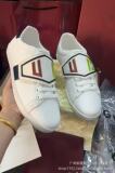Gucci European light luxury Mickey Mouse white shoes men summer new breathable light luxury all-match couple shoes Gucci casual skate shoes