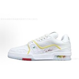 Foreign Trade LVtrainerLV Platform Floral Sneakers