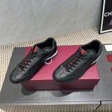 GUCCI European Style 25 New G Genuine Leather Casual Sneakers