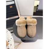 Sangpo fur slippers women winter new leather fur one star mop thickened warm home slippers men UGG