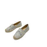 Dior 2025 Outdoor Linen Flat Mules