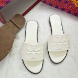 TB cross-border foreign trade new fashion inside and outside full leather flat flip-flops Vietnam Dubai Nigeria Guangzhou delivery