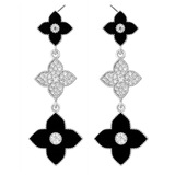 Earrings Zircon Floral Earrings Jewelry