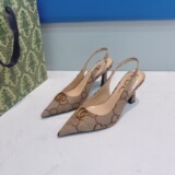 Gucci Sandals Flats 2025 High Heels Fashion Floral European Style