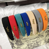 ySL red beans with the same style of green hair band women's all-match outdoors premium feeling sponge hair card headband new