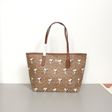 Ole Coach new cherry city tote bag handbag shoulder classic old flower shopping bag large capacity mommy bag