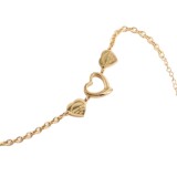Tiffanay new gold white minimalist commute all-match printing love ladies titanium steel bracelet ins style hand ornament