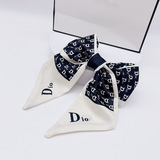 Dior Letter Hair Band Women Fall Winter Simple Hair Clip High Cranial Headband Hair Bow Hair Accessories Hair Bundles Hair Hole Hair Card Set